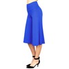 MBJ WB876 Womens Knit Culottes Pants S Royal_Brite