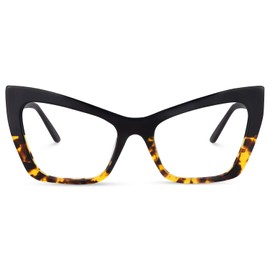 Zeelool Women's Cat Eye Blue Light Blocking Glasses Driscoll ZOA02040-03 Yellow-Tortoise
