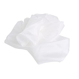 Unbekannt Silk Cloth P08 90 x 90 cm White