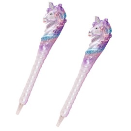 Toyland® Unicorn Shaped Pens - Pack Of 2 Assorted - Party Bag Fillers - School Stationery Supplies - Ages 3+