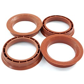 4x Borbet Original Centring Rings 72.5 to 57.1 Compatible with Borbet Rims 72 5 57 1-72.5-57.1