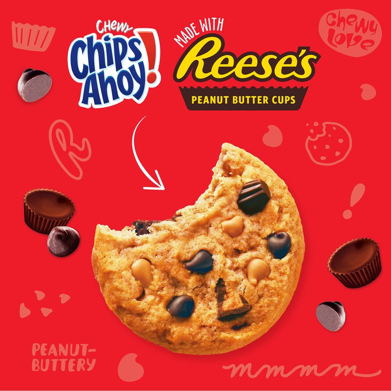 CHIPS AHOY! Chewy Chocolate Chip Cookies with Reese's Peanut Butter