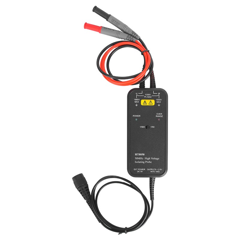 HT8050 Oscilloscope High Voltage Differential Probe 1/50 1/500
