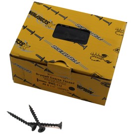 Xscorpion DWC112 200 Box of 1.5-Inch Drywall Coarse 6 Screws