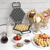Bubble Waffle Maker- Electric Nonstick Hong Kong Egg Waffler Iron