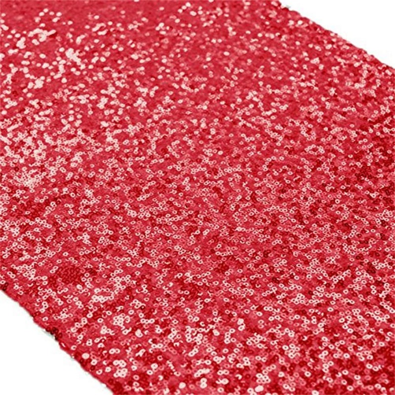 12x108inch Glitter Sequin Table Runner Chair Sashes Swags Wedding Party