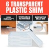 Wobble Cuñas de plástico flexibles Multiusos para nivelar muebles, mesas,