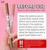 2 in 1 Eyebrow Pencil, Eyebrow Pencil with Two Ends