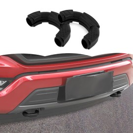 RT-TCZ Bumper Tow Hook Covers Tow Hook Covers Protector Cover Exterior Accessories for Ford F150 2009-2025 (Black)