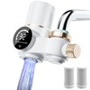 Water Filter Tap with LED Display, Includes 2 Filters, Water