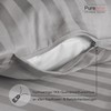 Pure Label Mako Satin Damask Striped Cushion Cover 40 x
