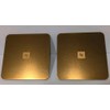 Nespresso NEW Nespresso Set Of 2 Bronze Gold Coasters 25%