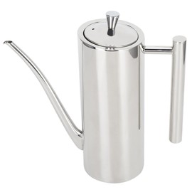 Kelepu Stainless Steel Oil Pot, Spice Container, Kitchen Utensils (Straight Handle Type 0.7L)