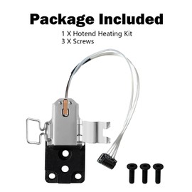 HzdaDeve Heating Assembly Kit for A1 Mini/A1 Hot End Heating Component with Heater Cartridge and Thermistor Temperature Sensor Heat-Insulating Base Clip for Bambu Lab 3D Printer Accessories