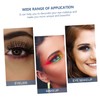 Mikinona 4pairs Reusable Glitter Eyelash Stickers for Women Decorative Decals