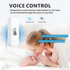 UHPPOTE 2.4GHz WiFi Temperature Sensor Humidity Detector Indoor Hygrometer Thermometer