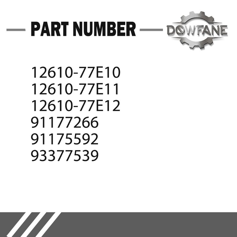 Dowfane Balancer Engine Crankshaft Pulley 12610-77E10 12610-77E12 Compatible with Suzuki