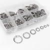 VooGenzek 270 Pieces External Teeth Star Lock Washers, Outer Tooth