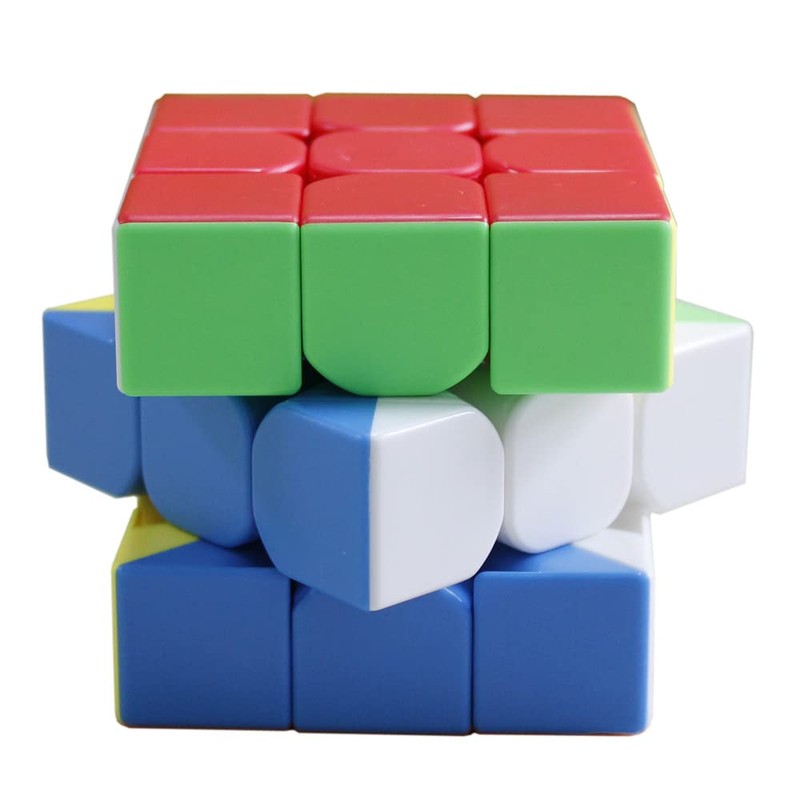 Oostifun 3x3 Multicolour 3D Rotating Cube 3x3x3 Speed Magic Puzzle
