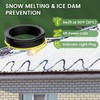 YeloDeer Gutter Heat Trace Cable，Self Regulating Heat Tape for Roofs