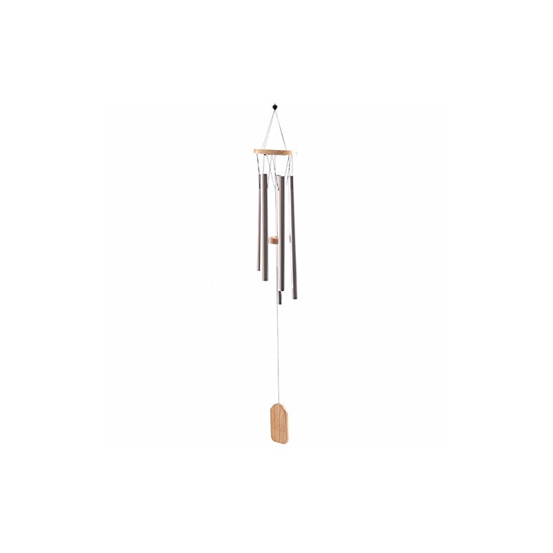 Puckator Wooden Wind Chime with Metal Tubes 77cm