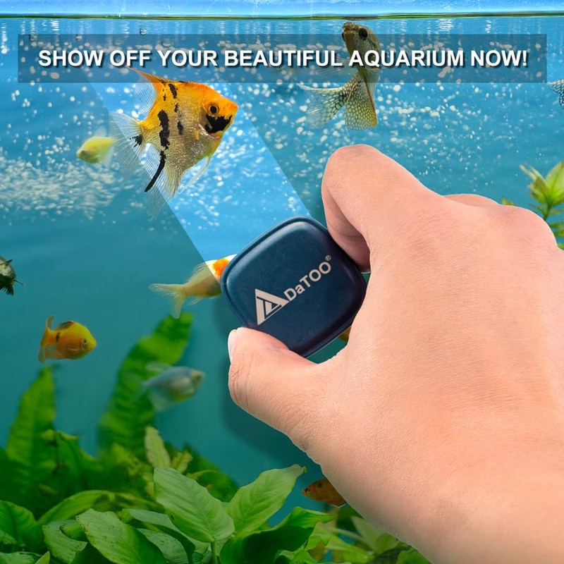 DaToo Aquarium Mini Magnetic Scrubber Scraper Small Fish Tank Cleaner