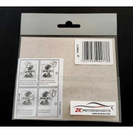 ZIC Motorsports Shelby Cobra GT350 GT500 Snake Nickel Decal
