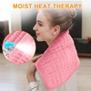 Deepsoon Heating Pad,Electric Heating Pads for Back,Neck,Abdomen,Moist Heating Pad for