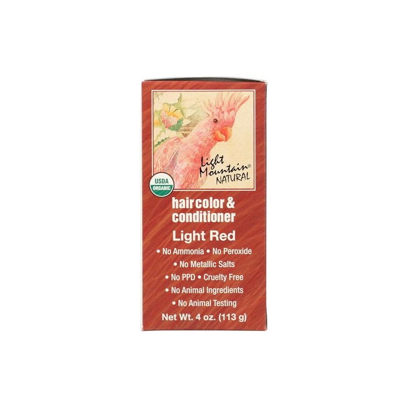 Hair Color, Red-Light 4 Oz by Light Mountain