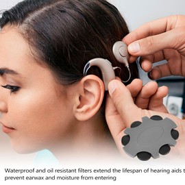 Wax Guards for O-ticon ProWax MiniFit Hearing Aid Supplies Replacement Wax Filters, Cerumen Filters for Hearing Aids Compatible with O-ticon, Bernafon and Auditio Hearing Aids (5 Pack)