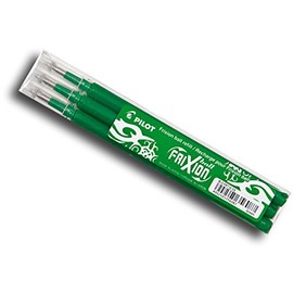 Pilot Frixion Erasable Rollerball Pen Refills (Set of 9, Green)