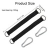 Zczfv Tree Swing Hammock Straps 2 x 30 cm Swing