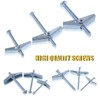 Swpeet Assorted 24 Pcs Toggle Bolt and Wing Nut Kit