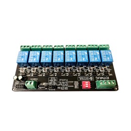 iotmug 8 Channel I2C Relay Module Arduino Raspberry 3.3V 5.0V DIN Dual Power Type C