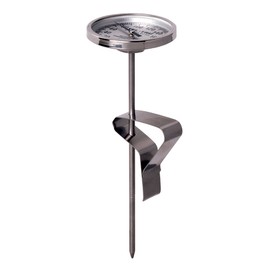 Tel-Tru LT225R Big Green Egg, Grill Dome, Kamado Replacement Thermometer, 2 inch dial, 5 inch stem, 150/750 Degrees F