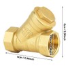 Brass Strainer, 3/4" FPT Forged Brass Y-Strainer, Water Oil Gas