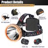 Hunting friends LED Rechargeable Headlamp Spotlight Headlight Waterproof Head Flashlight