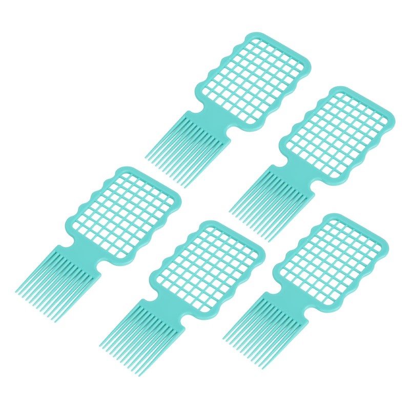 5pcs Twist Combs Ergonomic Perm Dreadlocks Curly Twist Hair Coils