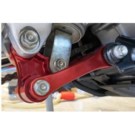 Rear Drop Lowering Link Compatible With CRF 300L & CRF300L RALLY 2021 2022 2023 (Red)