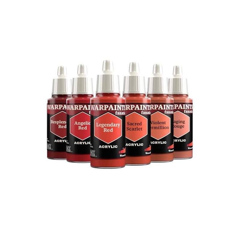 The Army Painter, Flexible Triad: Warm Reds, 6 x 18