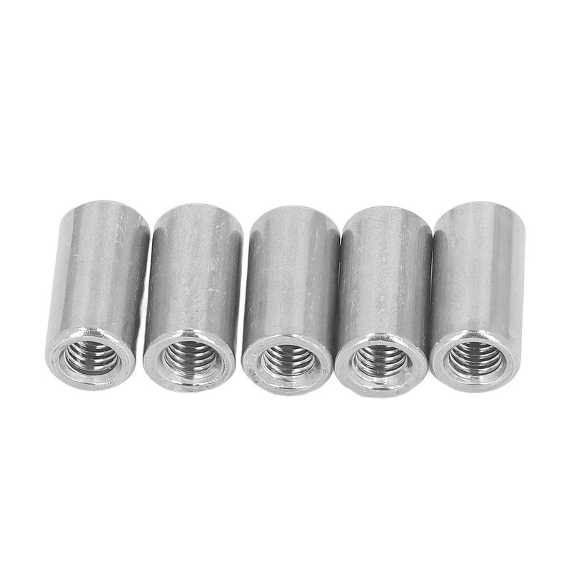 20PCS Round Coupling Nut Kit M6 X 1.0 10 L20mm