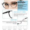 OCCI CHIARI Reading Glasses Women 1.0 Round Sturdy Reader(1.0 1.25