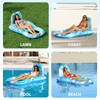 Pool Floats for Adults,Inflatable Chair Lounger Floaties with Drink Holder,Travel