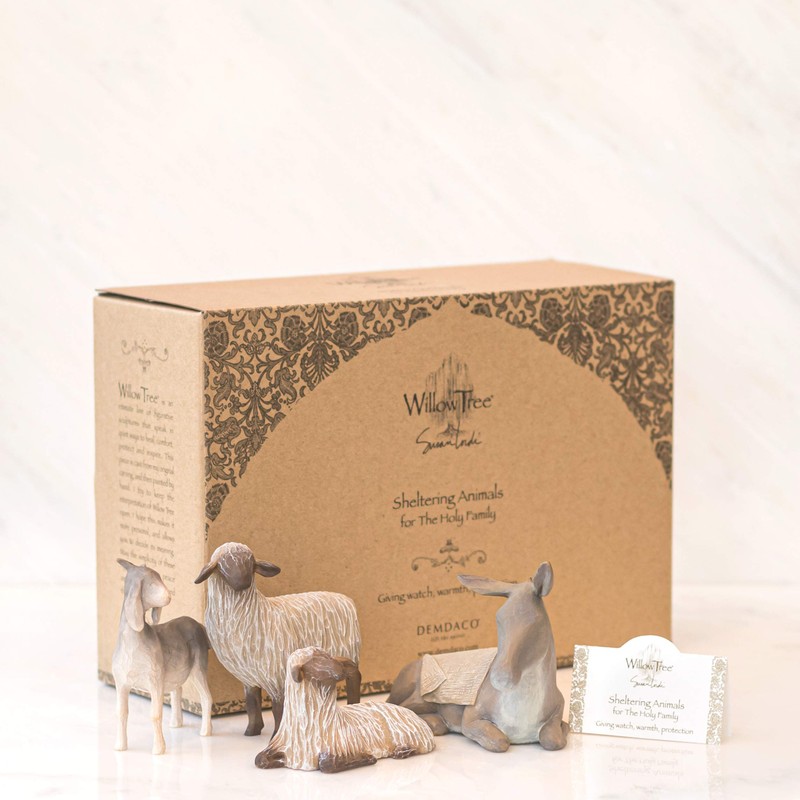Willow Tree Sheltering Animals for The Holy Family, Giving Watch,