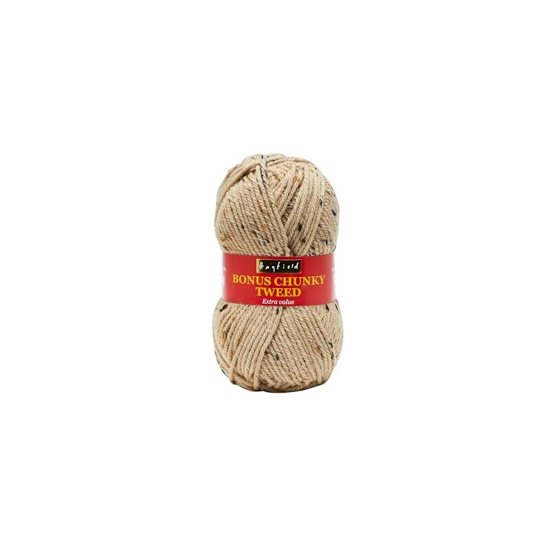 Hayfield Bonus Chunky Tweed, Hazel (104), 100g by Sirdar