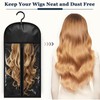 Wig Bags Storage with Hanger, Hair Extension Bag, Dust-proof Hair