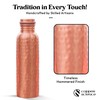 Copper Science Pure Copper Water Bottle for Drinking 34 oz