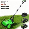 Small Electric Lawn Mower, Mini Cordless Lawn Mower with 2x4.0Ah