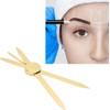 Fabater Brújula Regla para Cejas Posicionamiento Preciso Ajustable Herramienta de