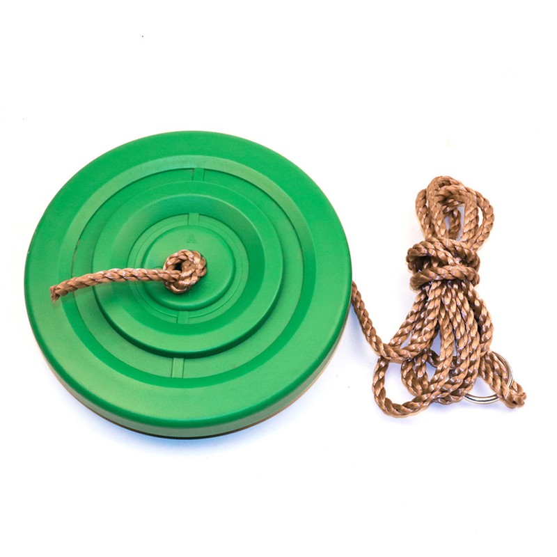Heavy Duty Plastic Disc Tree Swing with PE Rope for